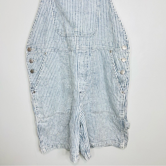 OU BDG Stripes Dinem Short Overalls Large - Picture 3 of 7